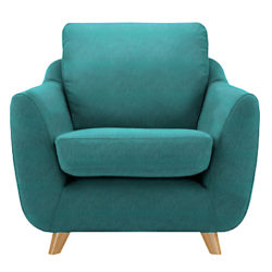 G Plan Vintage The Sixty Seven Armchair Fleck Blue